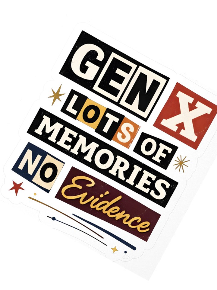 Gen X: Lots of Memories, No Evidence product image (5)