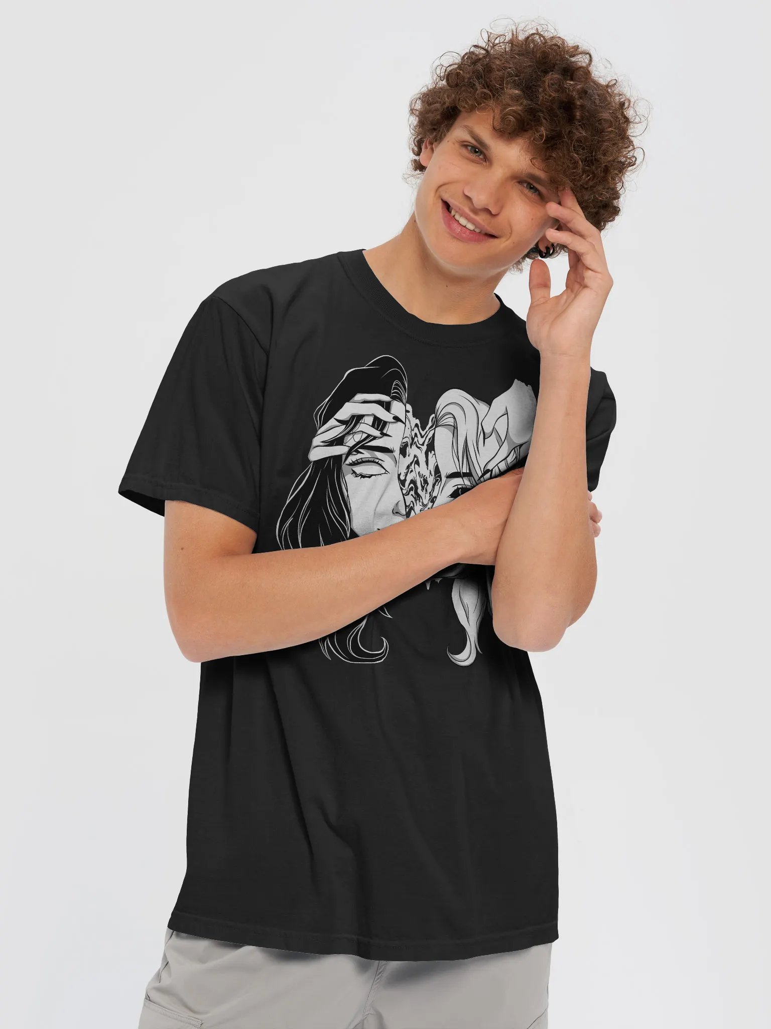 Shattered T-Shirt (Black) product image (9)