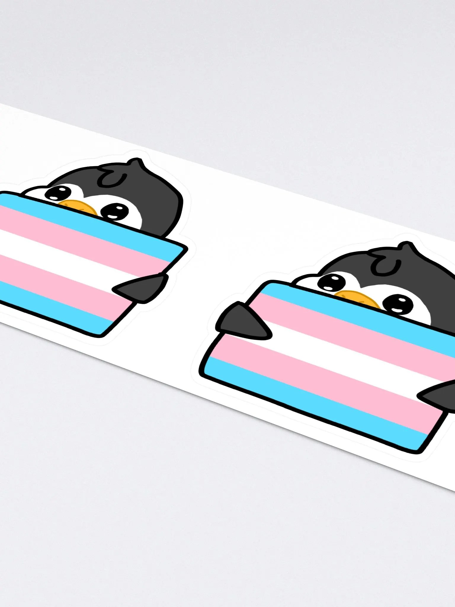"Trans Pride" Lil' Guy - Large Sticker Sheet product image (4)