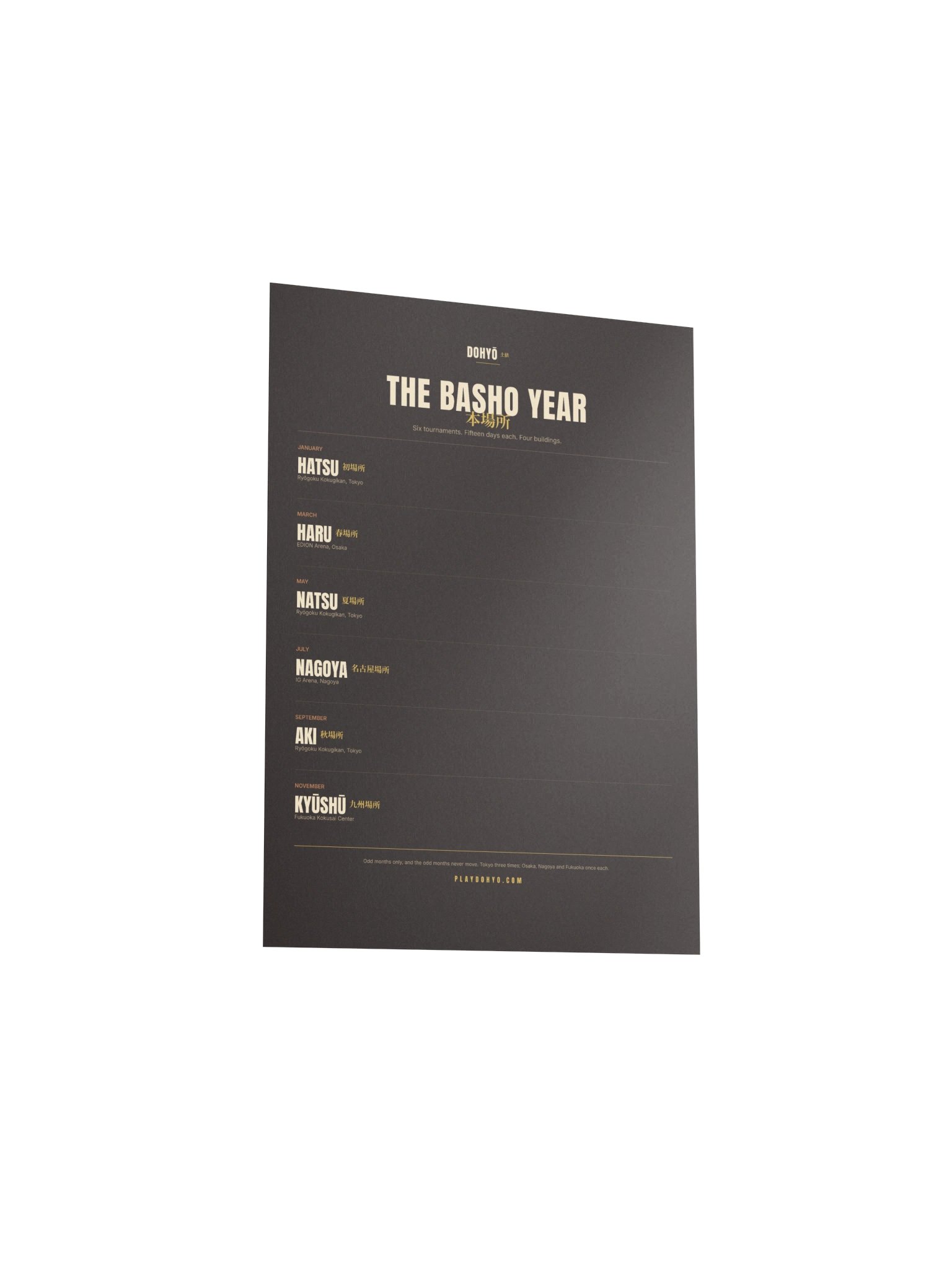The Basho Year — Six Tournaments product image (3)