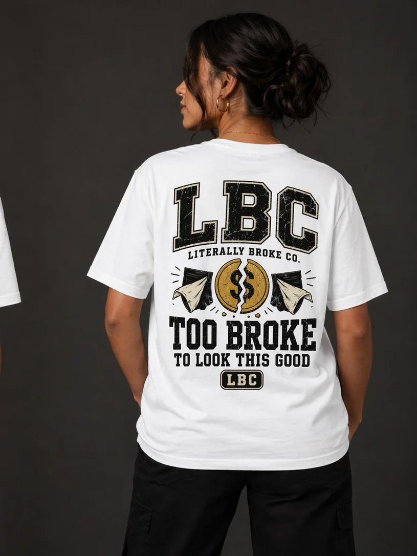 LBC Big Dreams Comfort Tee TOO BROKE product image (1)