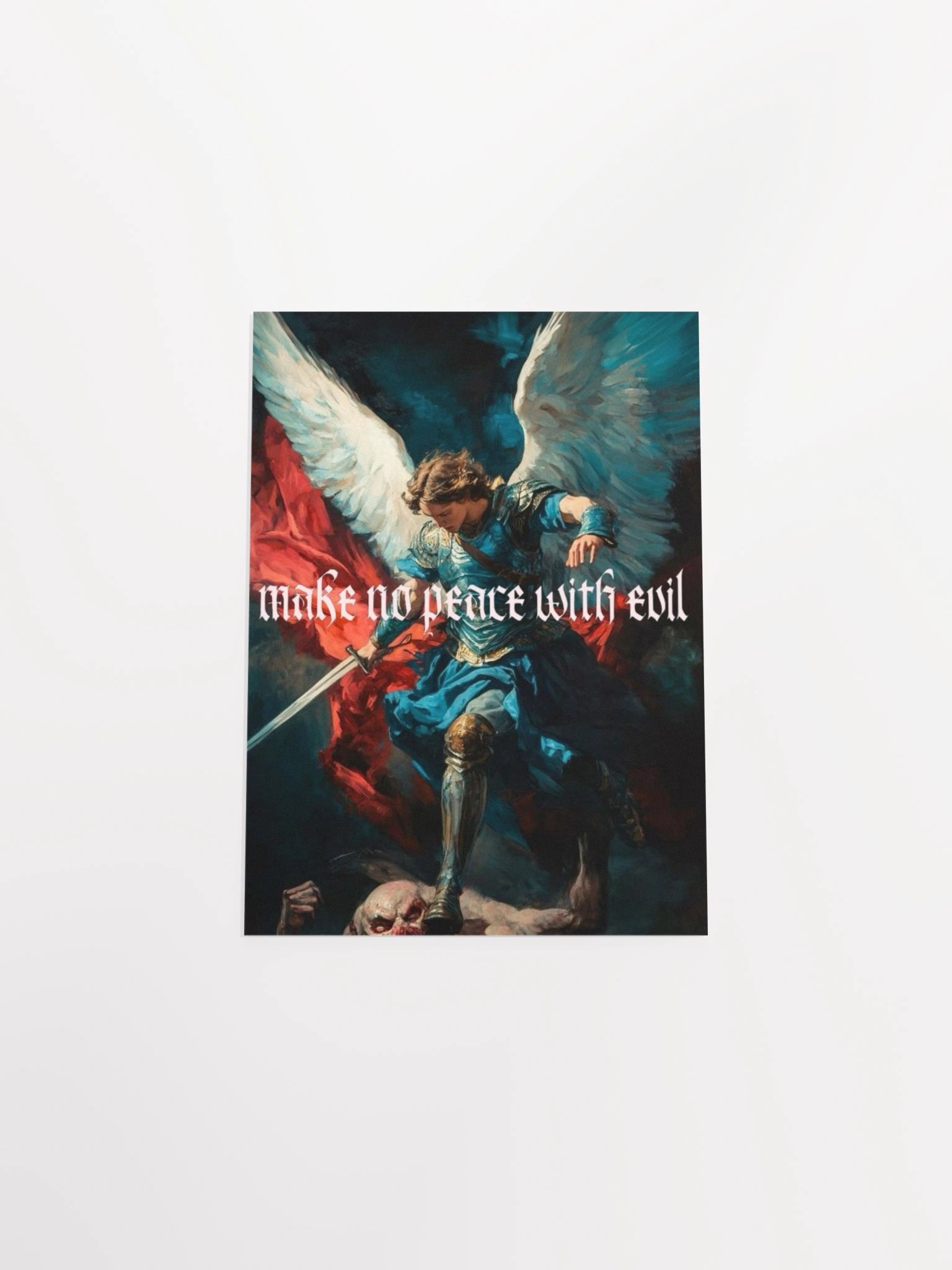 Make No Peace With Evil Saint Michael Poster product image (10)