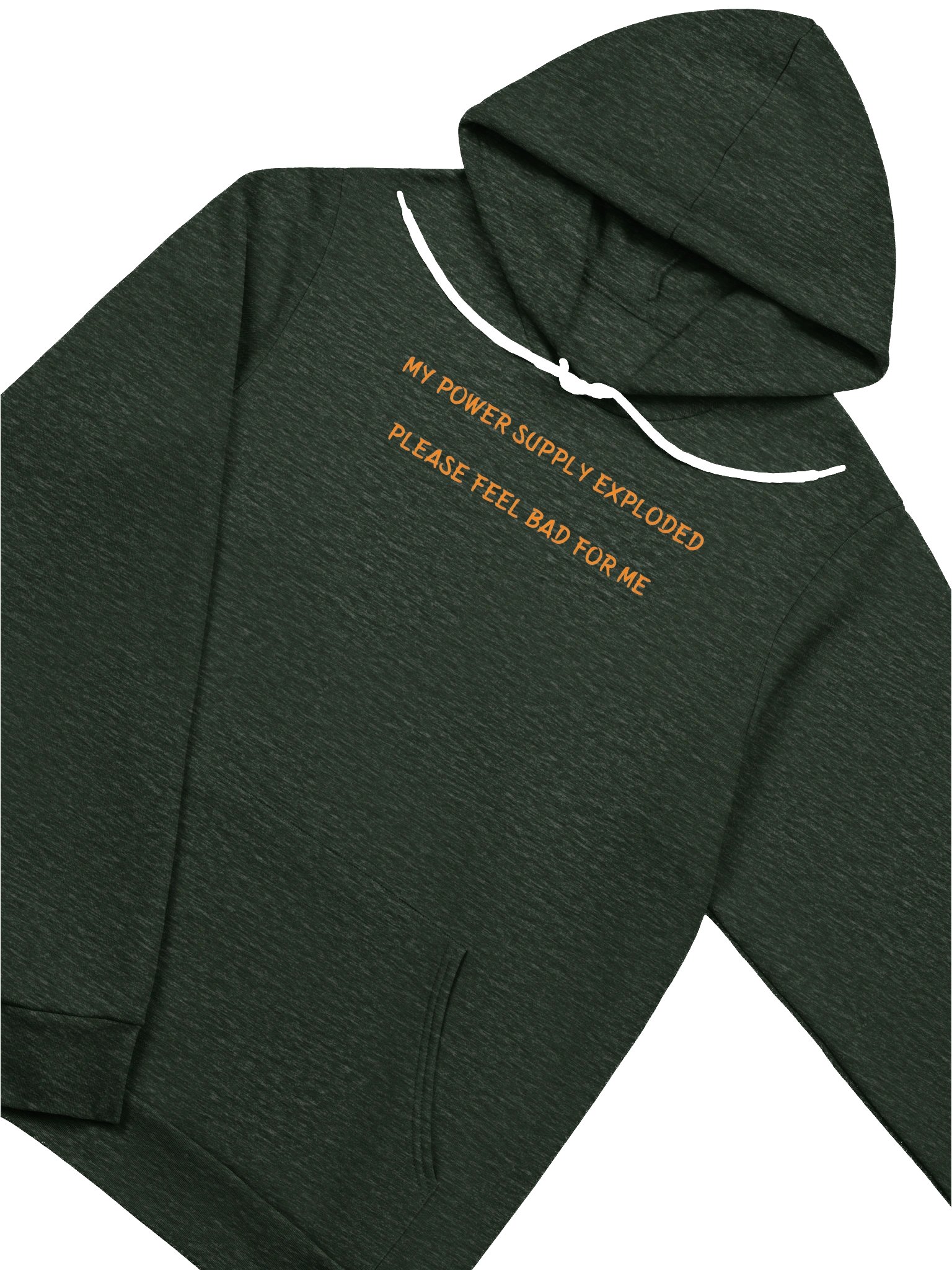 MY POWER SUPPLY EXPLODED PLEASE FEEL BAD FOR ME. Meme Hoodie product image (12)