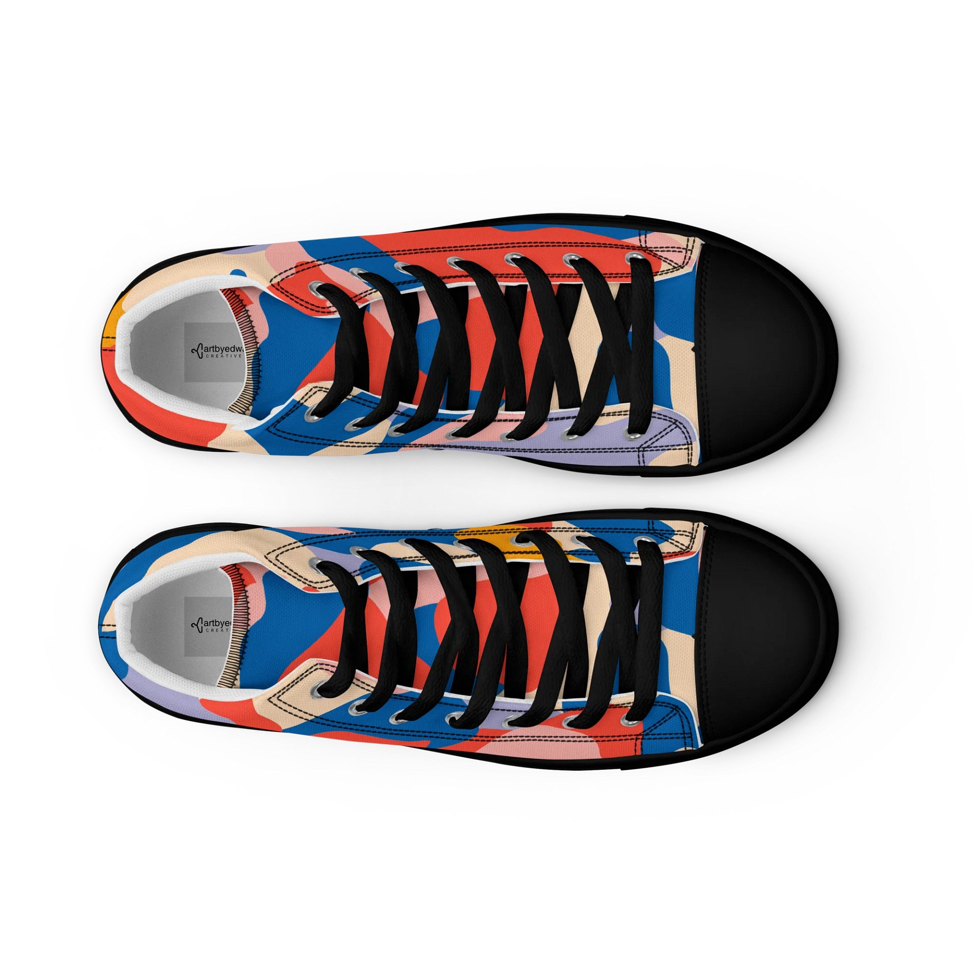 Colorful Chaos Women's High Tops product image (12)