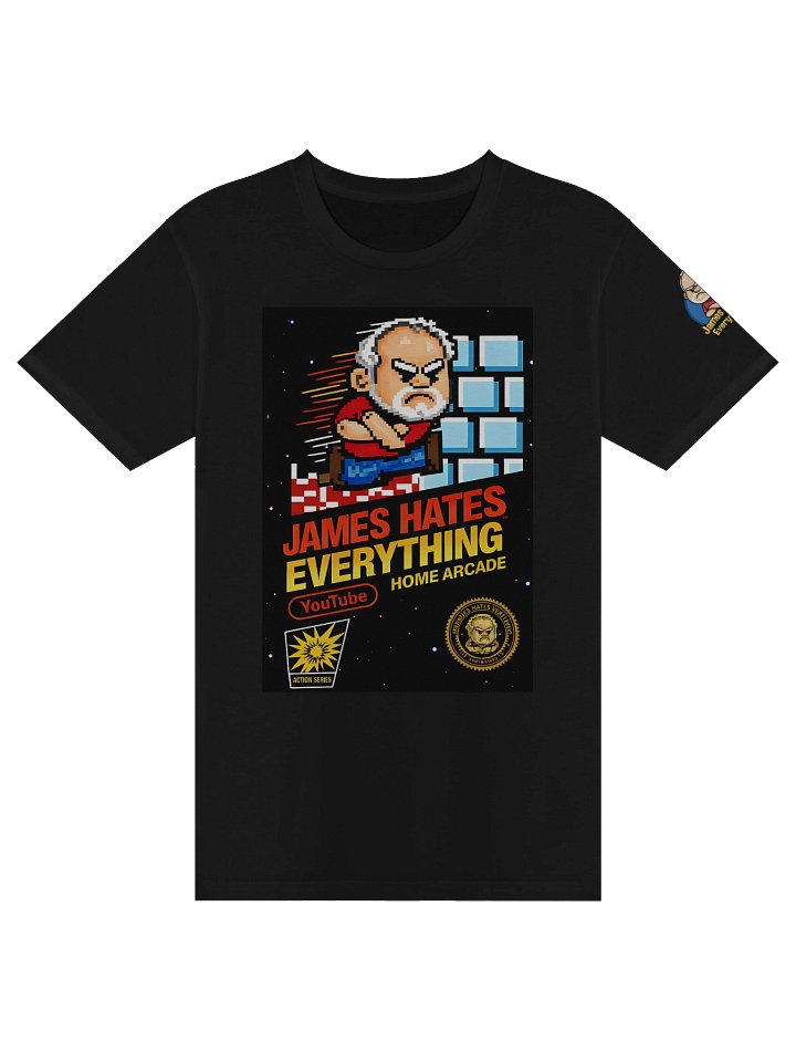 JamesHatesEverything Black Box NES T-shirt product image (1)
