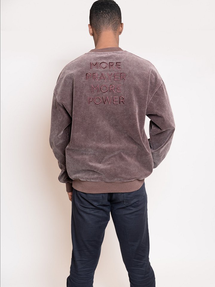 Prayer Corduroy Sweatshirt product image (2)