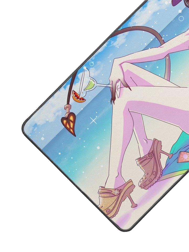 Tangerine Screemture Summer Sunshine Desk Mat product image (2)