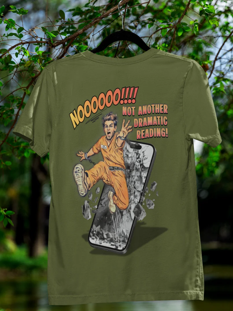 Not Another Dramatic Reading Funny Graphic T Shirt product image (47)