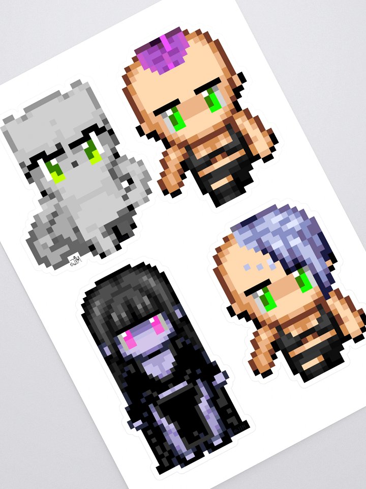 Foamy & Germaine (And Pauline) : Bits Sticker Sheet product image (1)