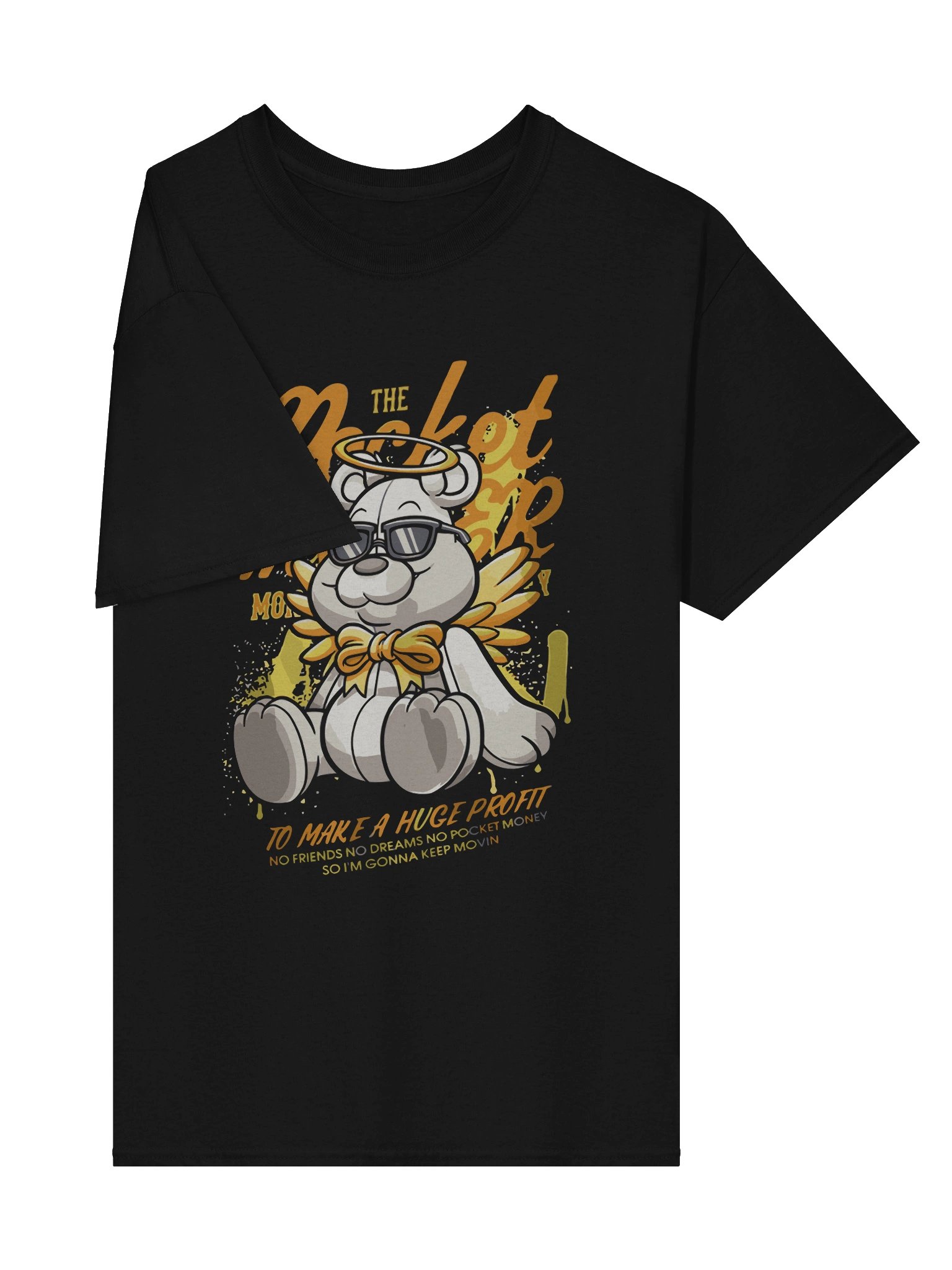 Heavenly Teddy Bear Tee - Unisex T-Shirt – Premium Printed T-Shirt for Everyday Casual & Streetwear product image (4)