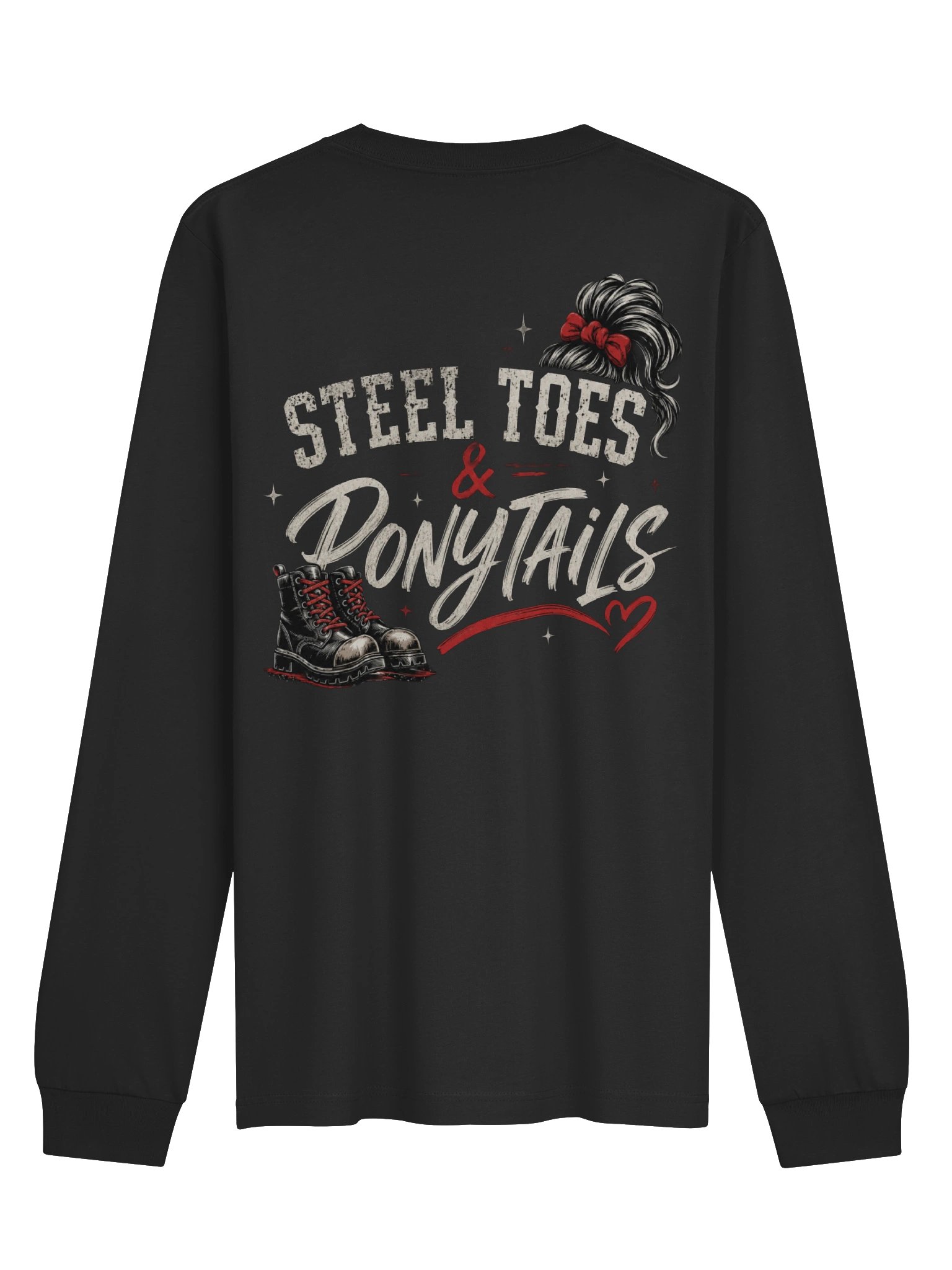 Steel Toes and Ponytails Dark Long shirts product image (6)