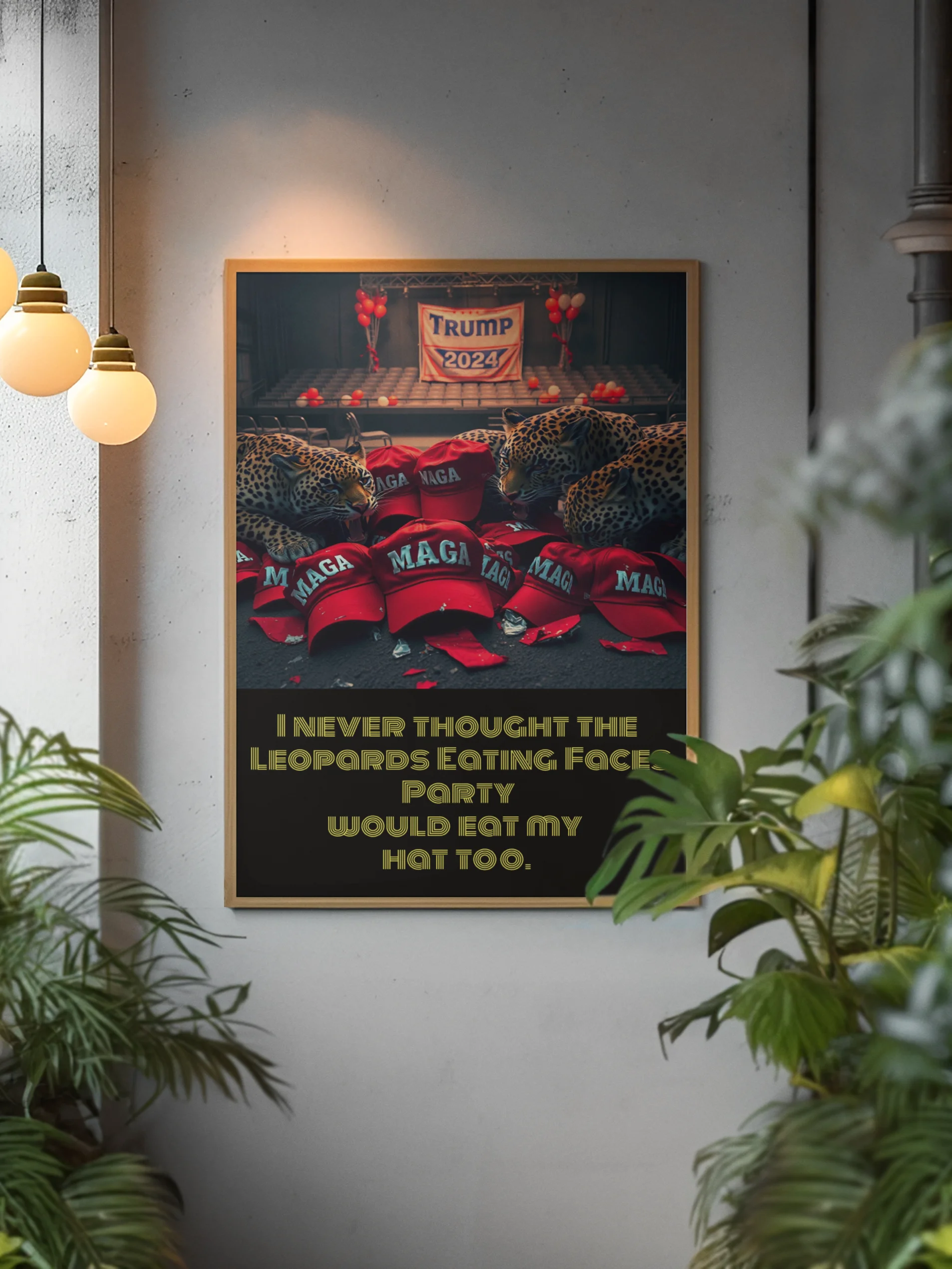 Leopards Eating Faces Meme Rally Download - Printable Satire PNG product image (2)