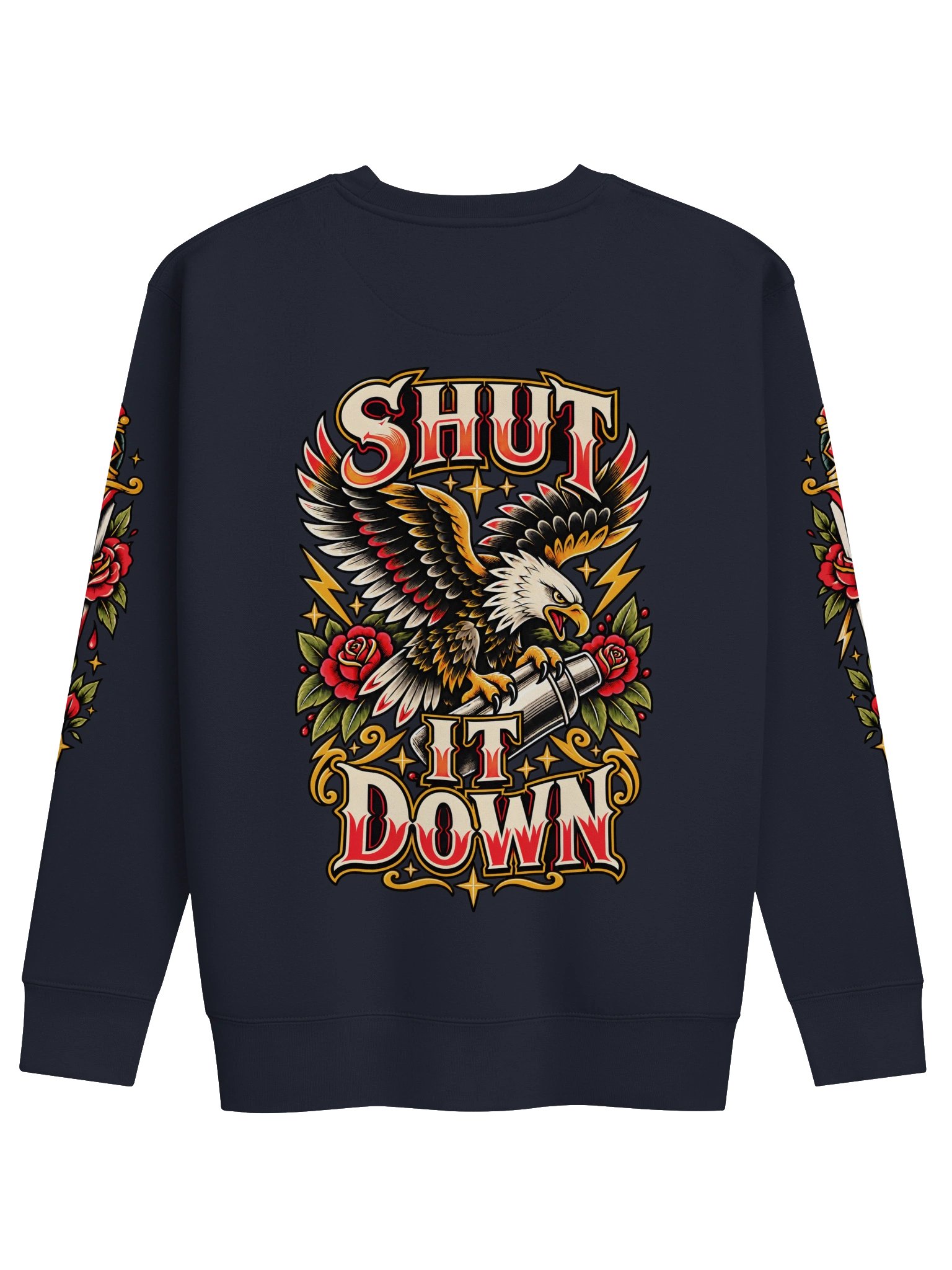 TAFFER Tatted Roses Classic Sweatshirt product image (17)