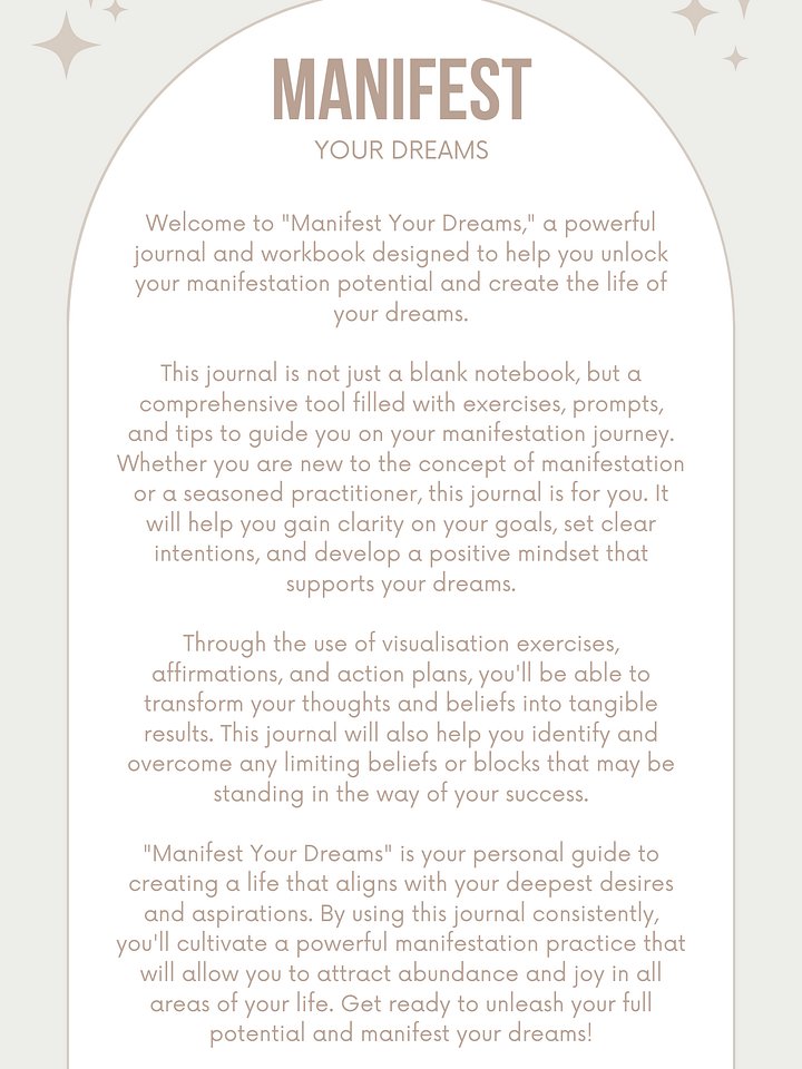 Your Manifestation Journey Workbook product image (2)