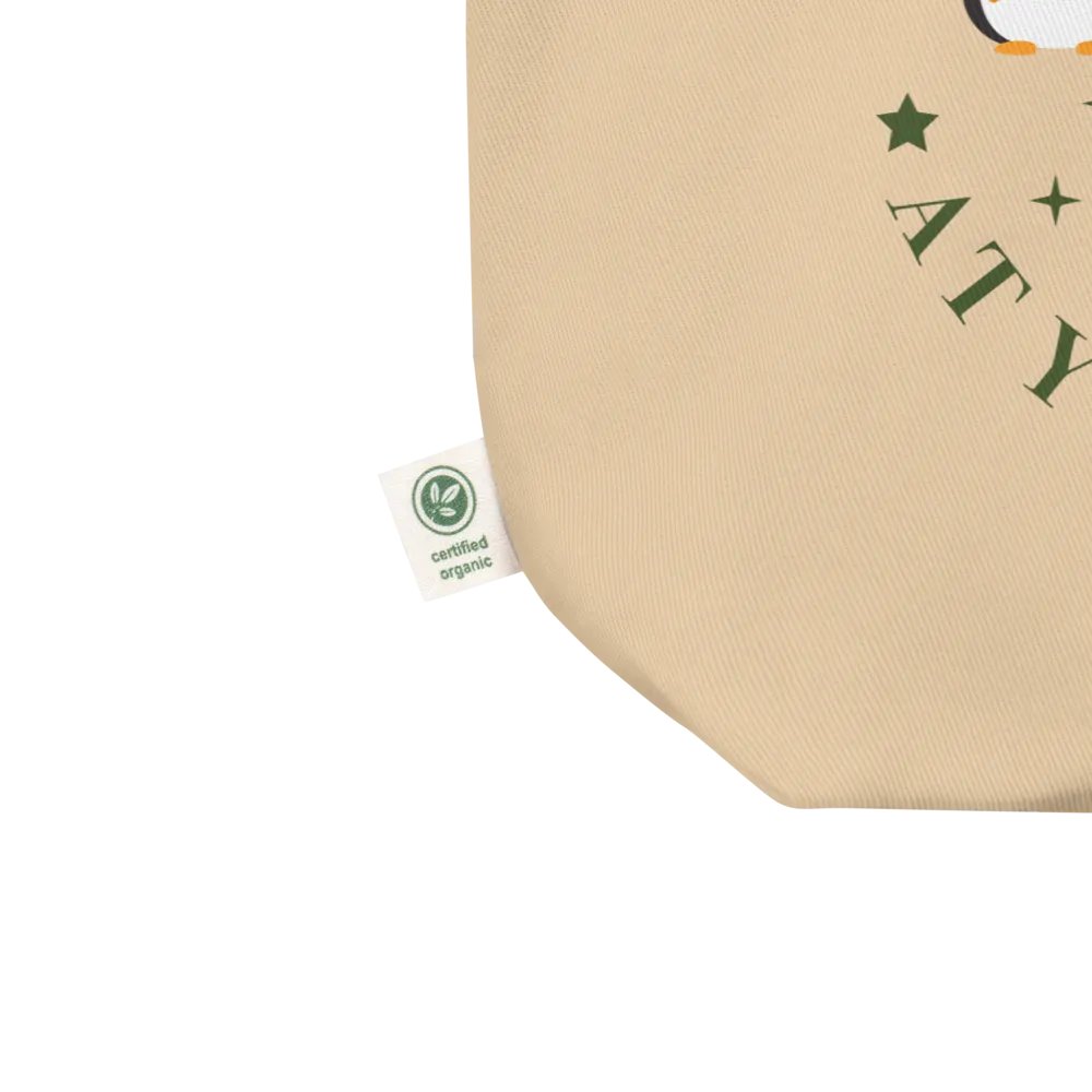 Pengu Army Beige Tote Bag product image (2)