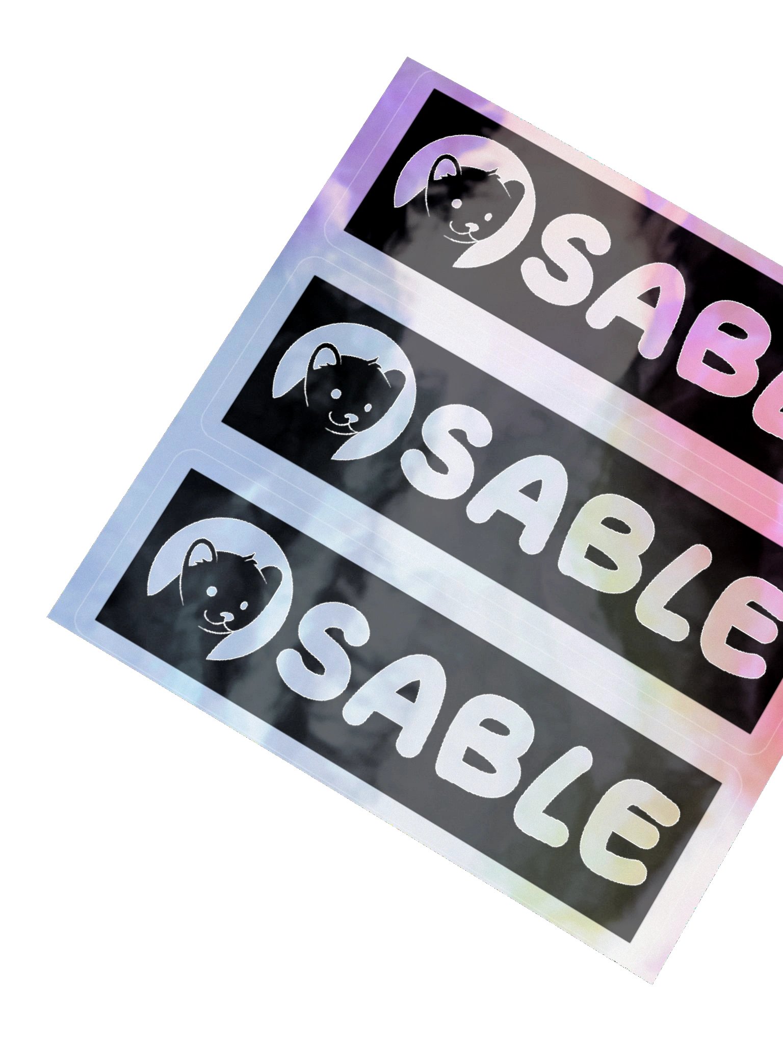 Sable Holographic Sticker product image (2)