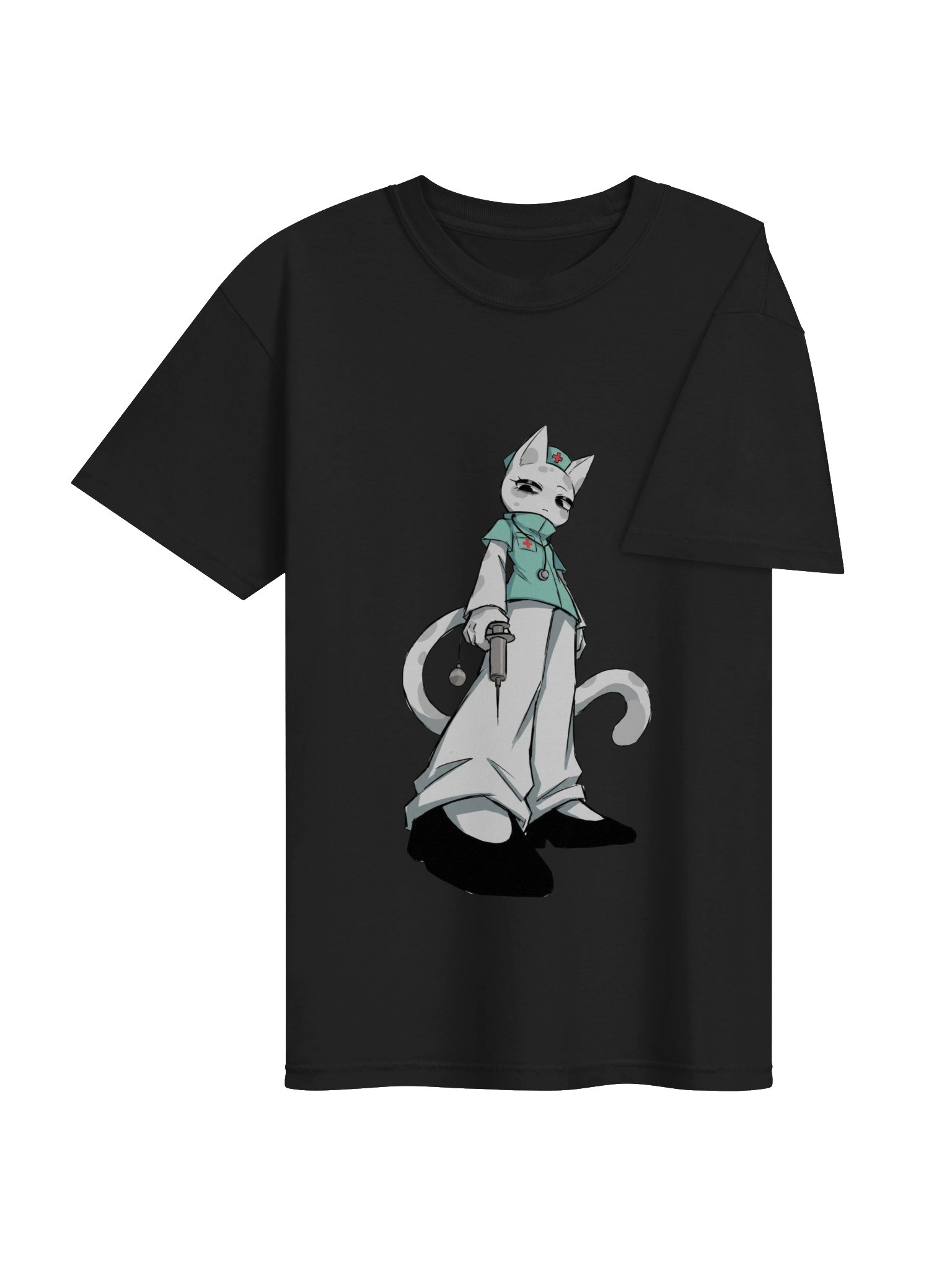 Half-Lidded Mercy T-Shirt – Cute Creepy Hospital Aesthetic Unisex Tee product image (48)