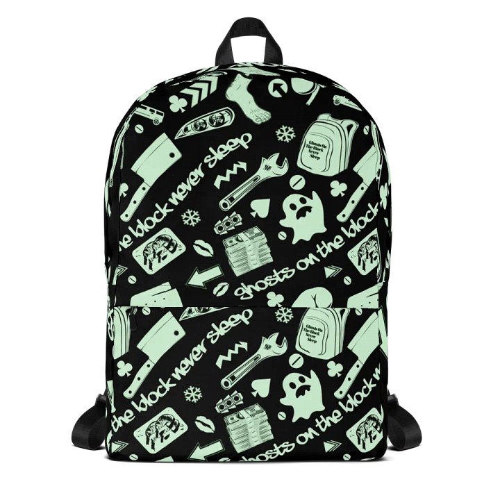 A8M - Ghosts On The Block Never Sleep Bookbag (Creamy April) product image (1)