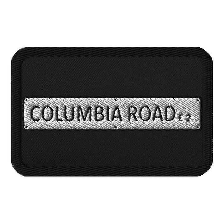 COLUMBIA ROAD E.2. Embroidered Patch (Black/Regtangle) product image (1)