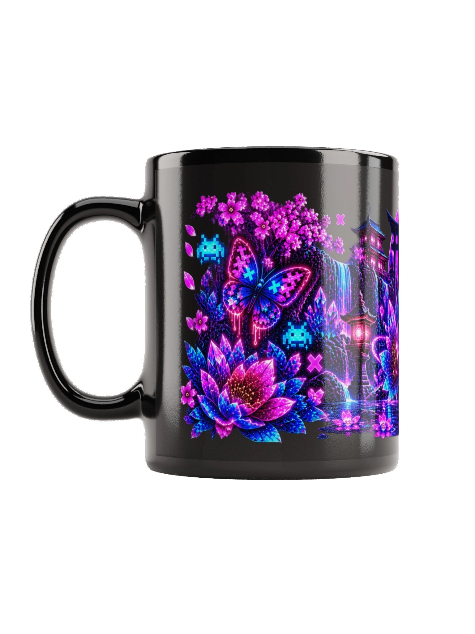 BLOOM MODE — Neon Sakura Gaming Mug product image (1)
