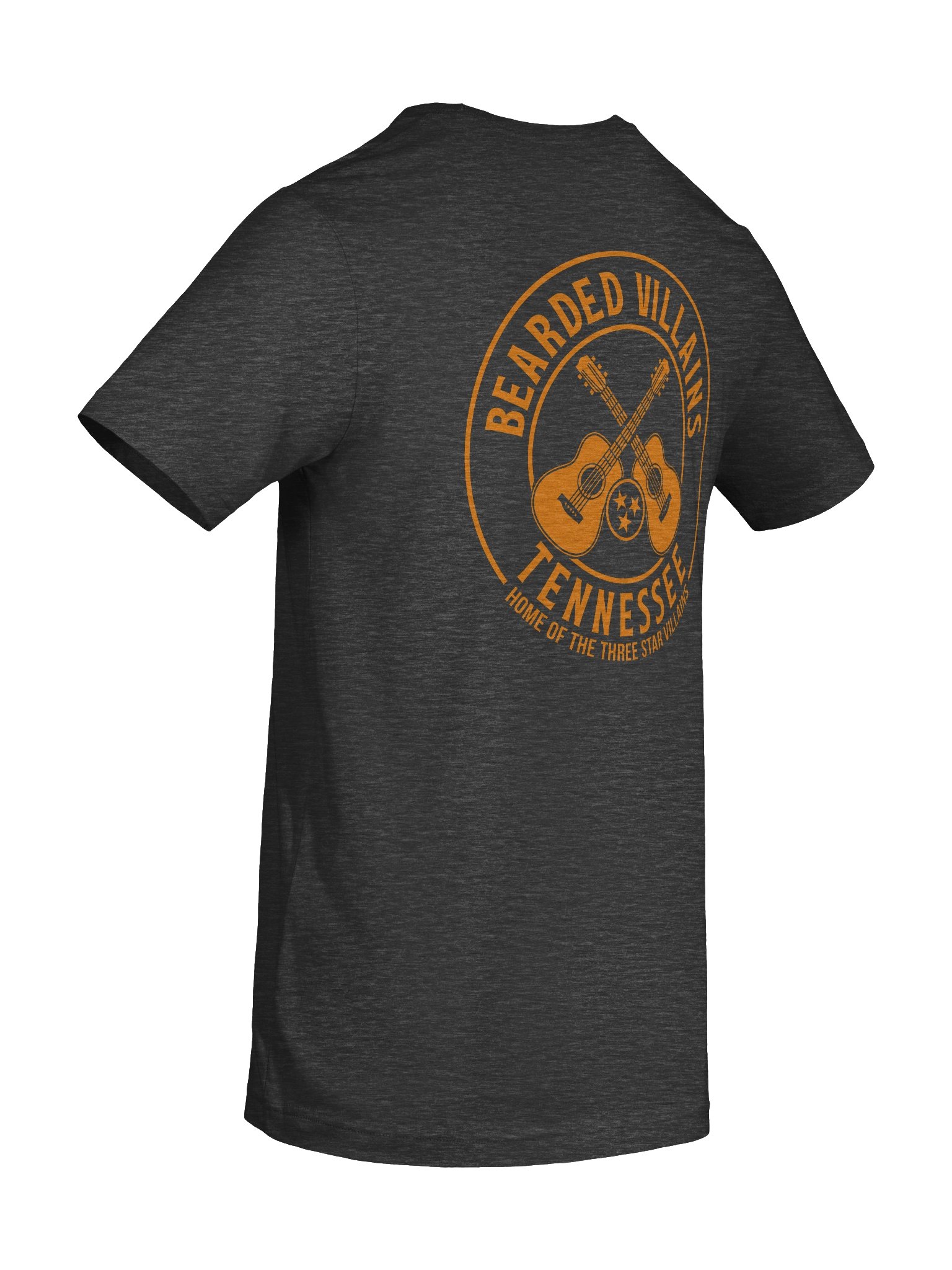 BIG-n-TALL | TSV Bearded Villains Tennessee Bella+Canvas Unisex T-Shirt | Vols Orange Guitar Logo | Comfortable Premium Fit for Brotherhood & Pride product image (29)