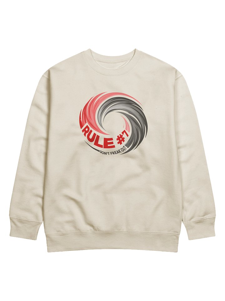 Rule #7 Sweatshirt Pewter and Red product image (71)