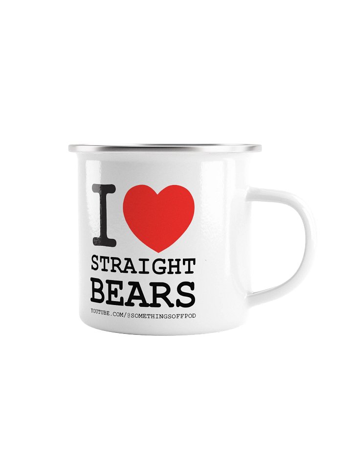 I ❤️ Straight Bears Fancy Mug product image (1)