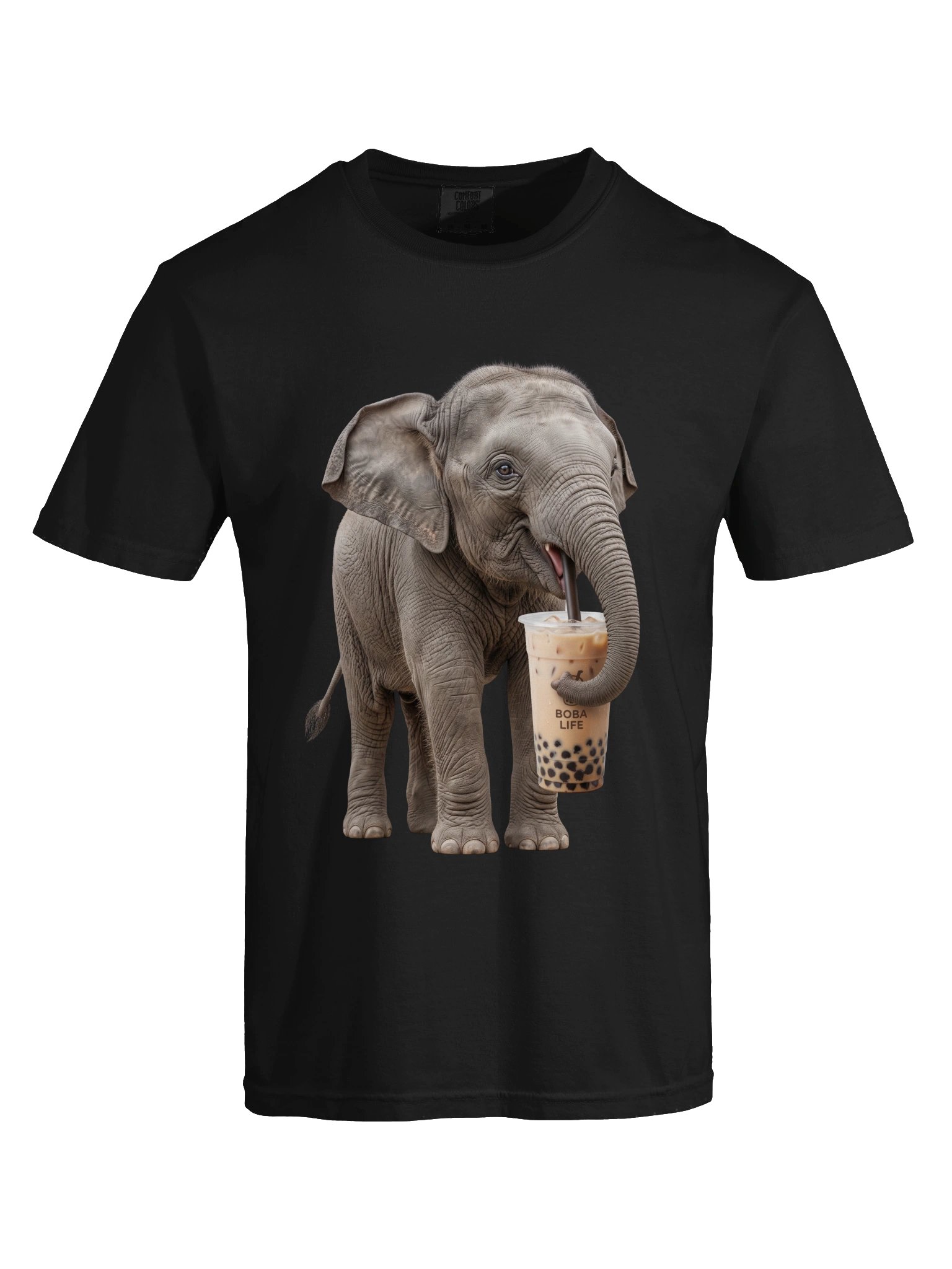 Boba Life Elephant Shirt - Cute Bubble Tea T-Shirt product image (60)