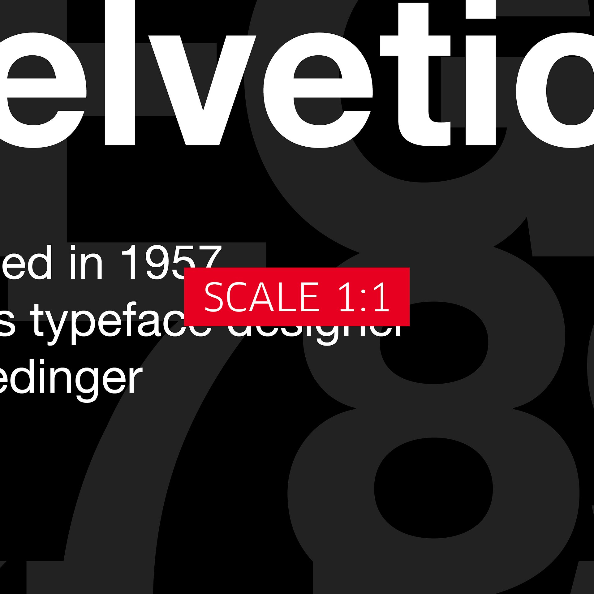 Helvetica font poster, 1957 — design typography poster, abstract print, aesthetic art poster, modern poster, typography wall decor, text art product image (5)