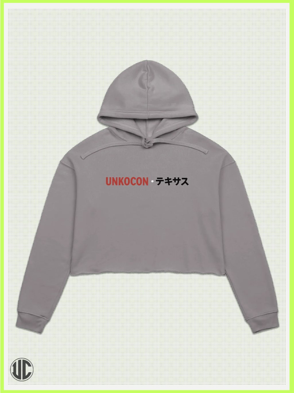 UnkoCon – Corpus Christi TX Skater Crop Hoodie product image (1)