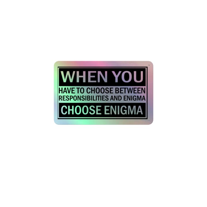 ENIGMA sticker product image (1)