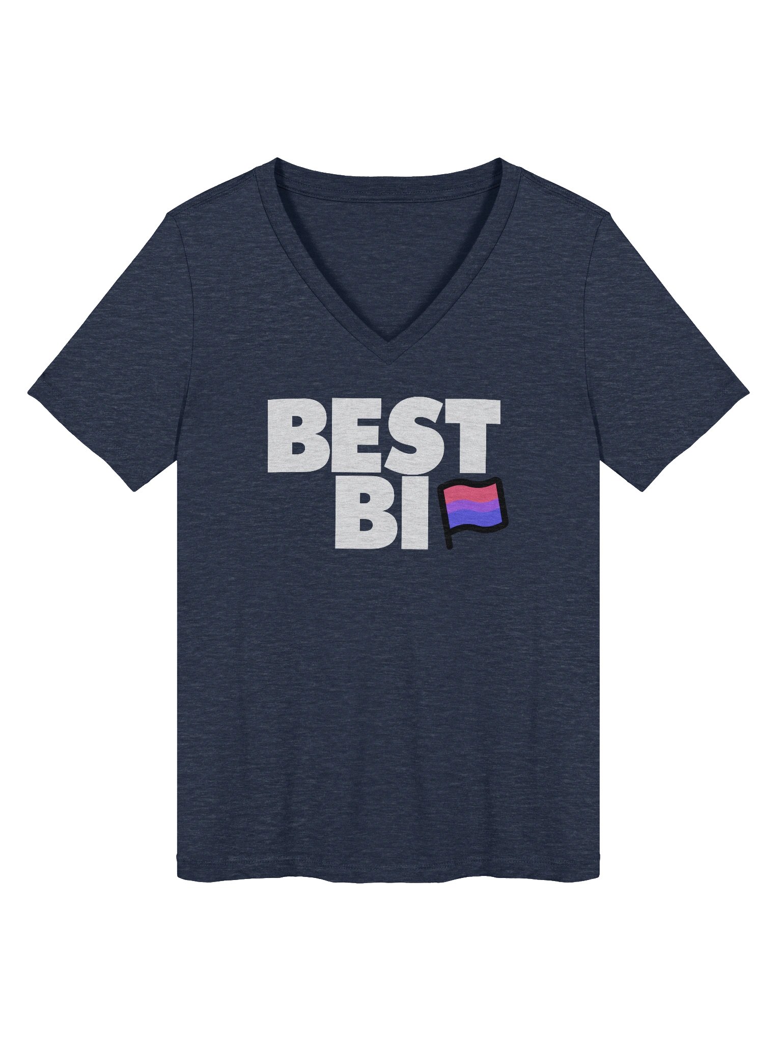 Women's BEST BI V-Neck T-Shirt product image (1)