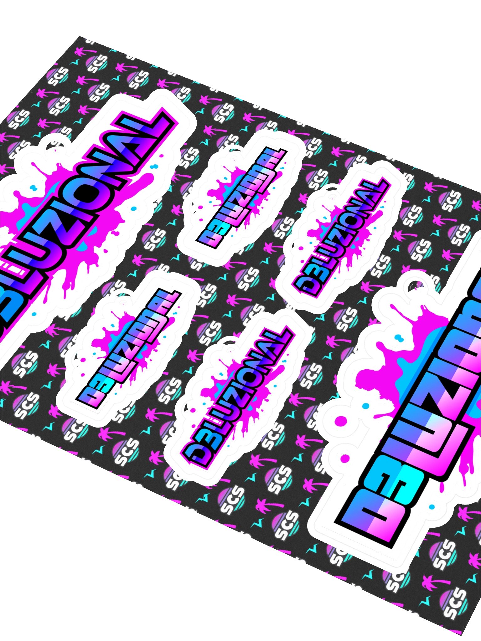 DJ D3LUZIONAL STICKER SHEET product image (2)