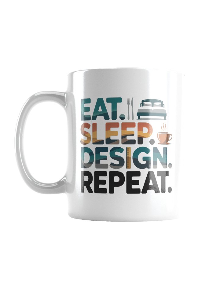 Eat Sleep Design Repeat Engineer Coffee Mug – Daily Grind Gift product image (2)
