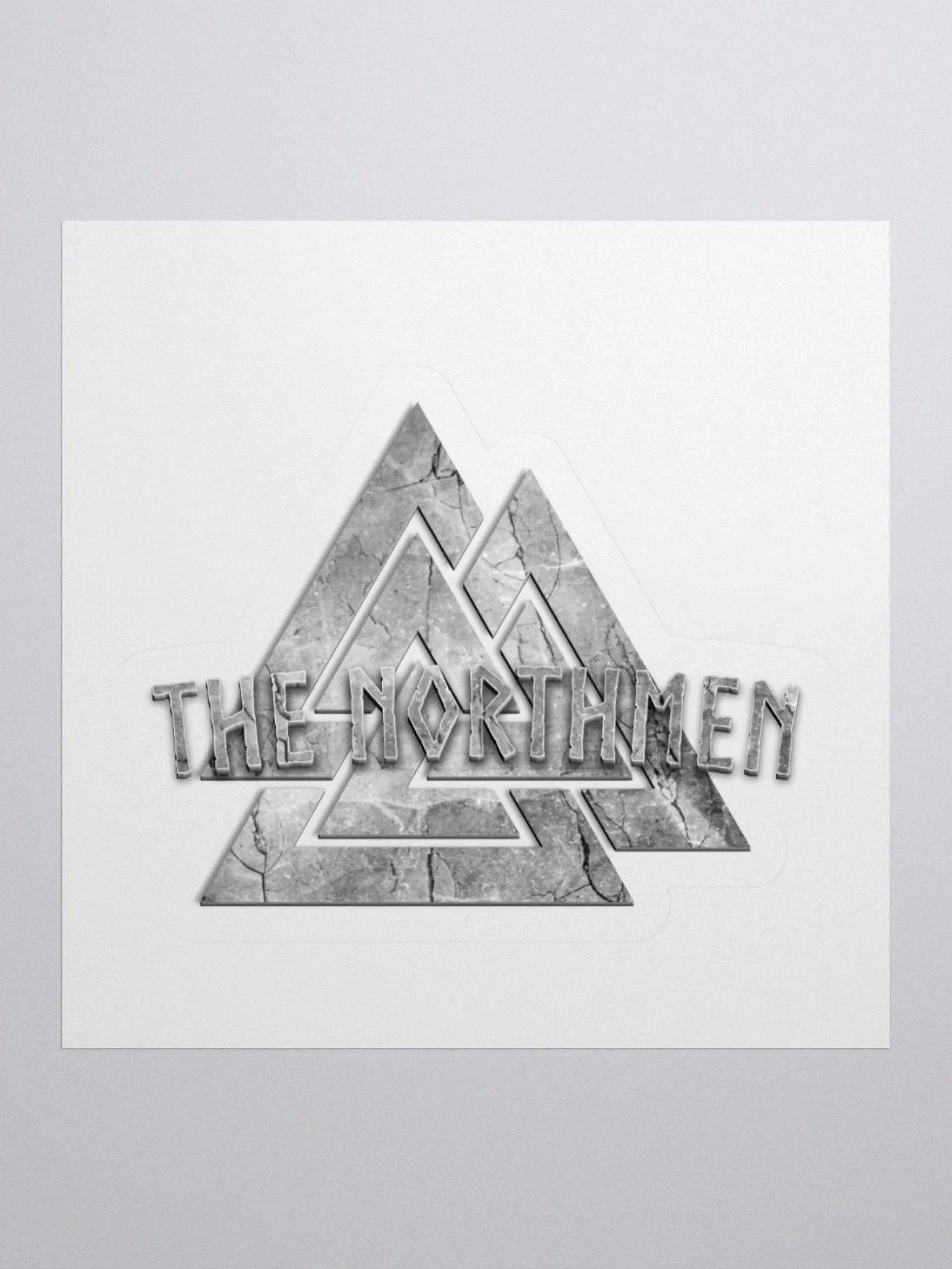 The Northmen Valknut - Grey - Sticker product image (1)