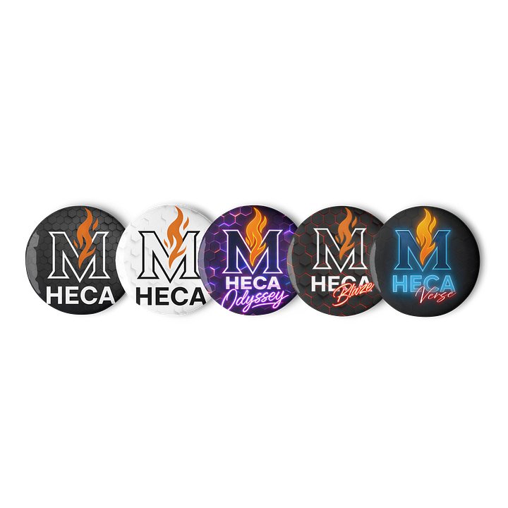 Pack de Pins HECA MV — Canales Oficiales Vol. 1 product image (2)