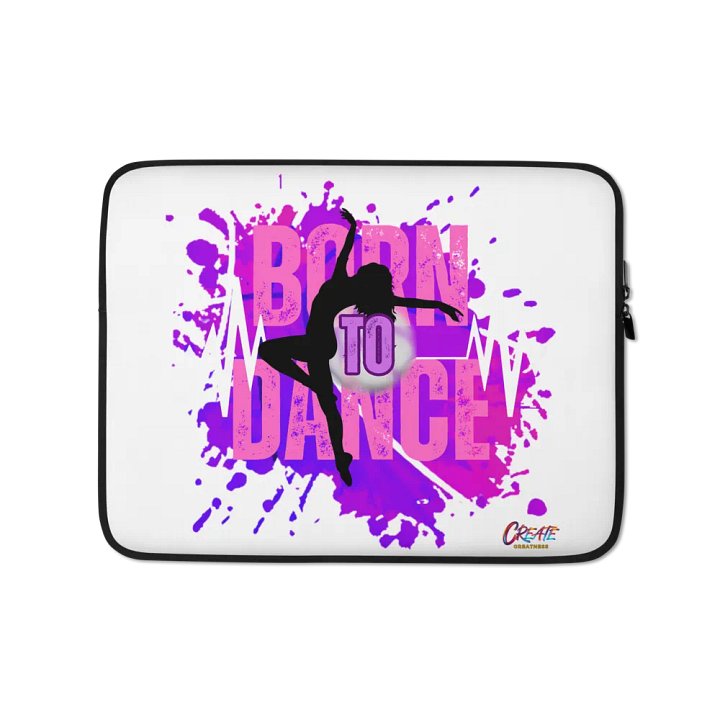 Born to Dance Inspired Her Silhouette Laptop Sleeve product image (1)