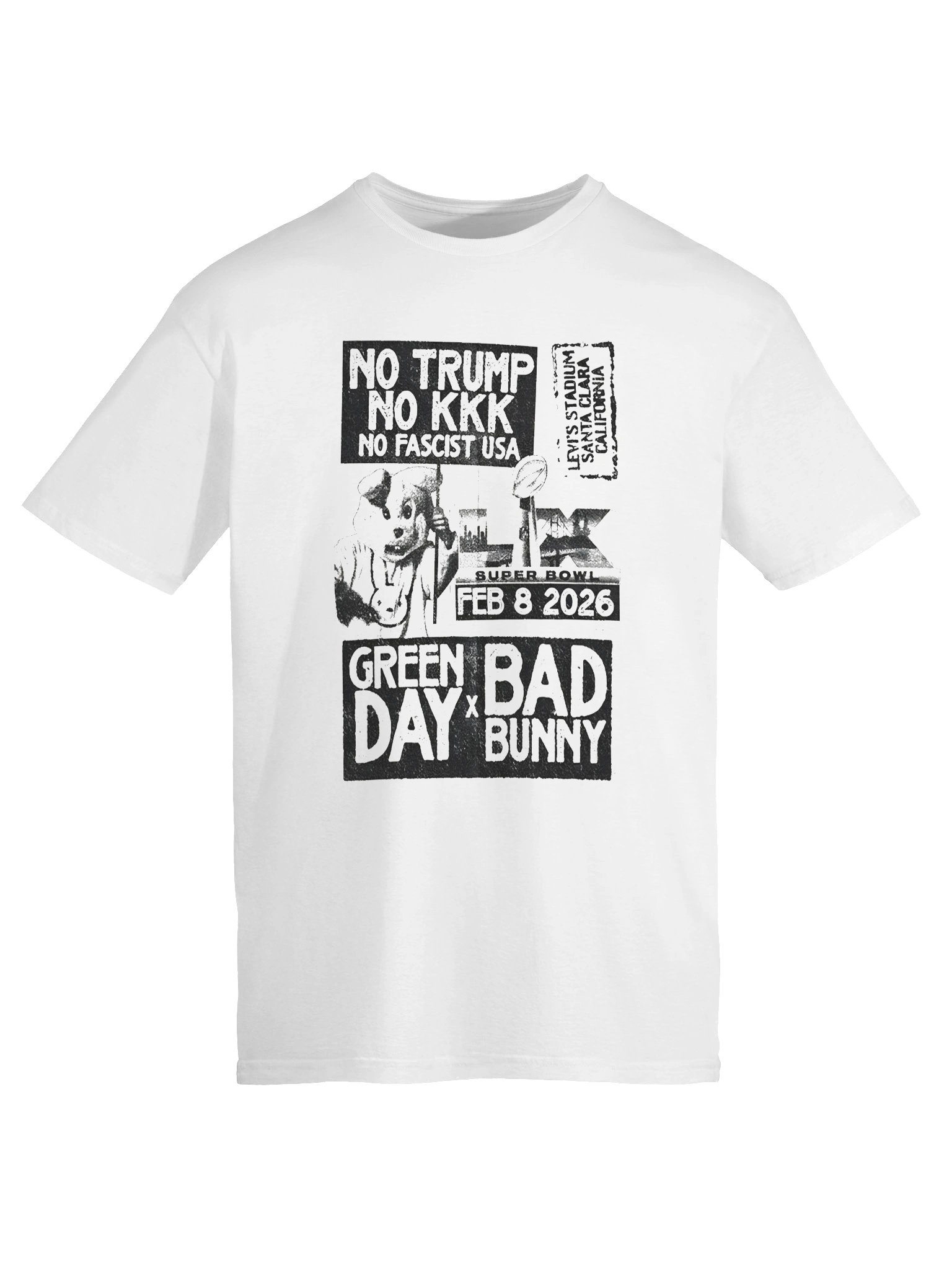 Freedom Noise Super Bowl LX Protest Culture Shirt – Green Day x Bad Bunny Levi’s Stadium Edition product image (6)