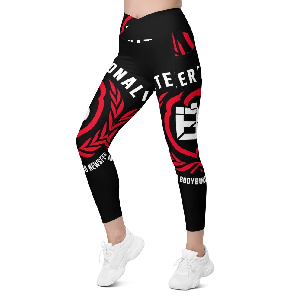 IFBNewsfeed.Org's All-Over Print Crossover Leggings with Pockets product image (7)