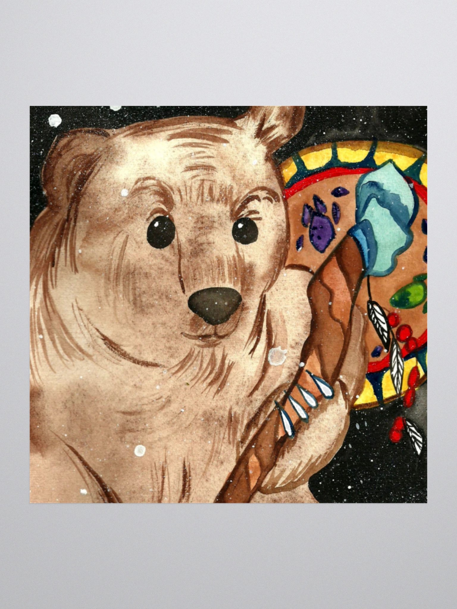 Bear Shaman Sticker product image (1)