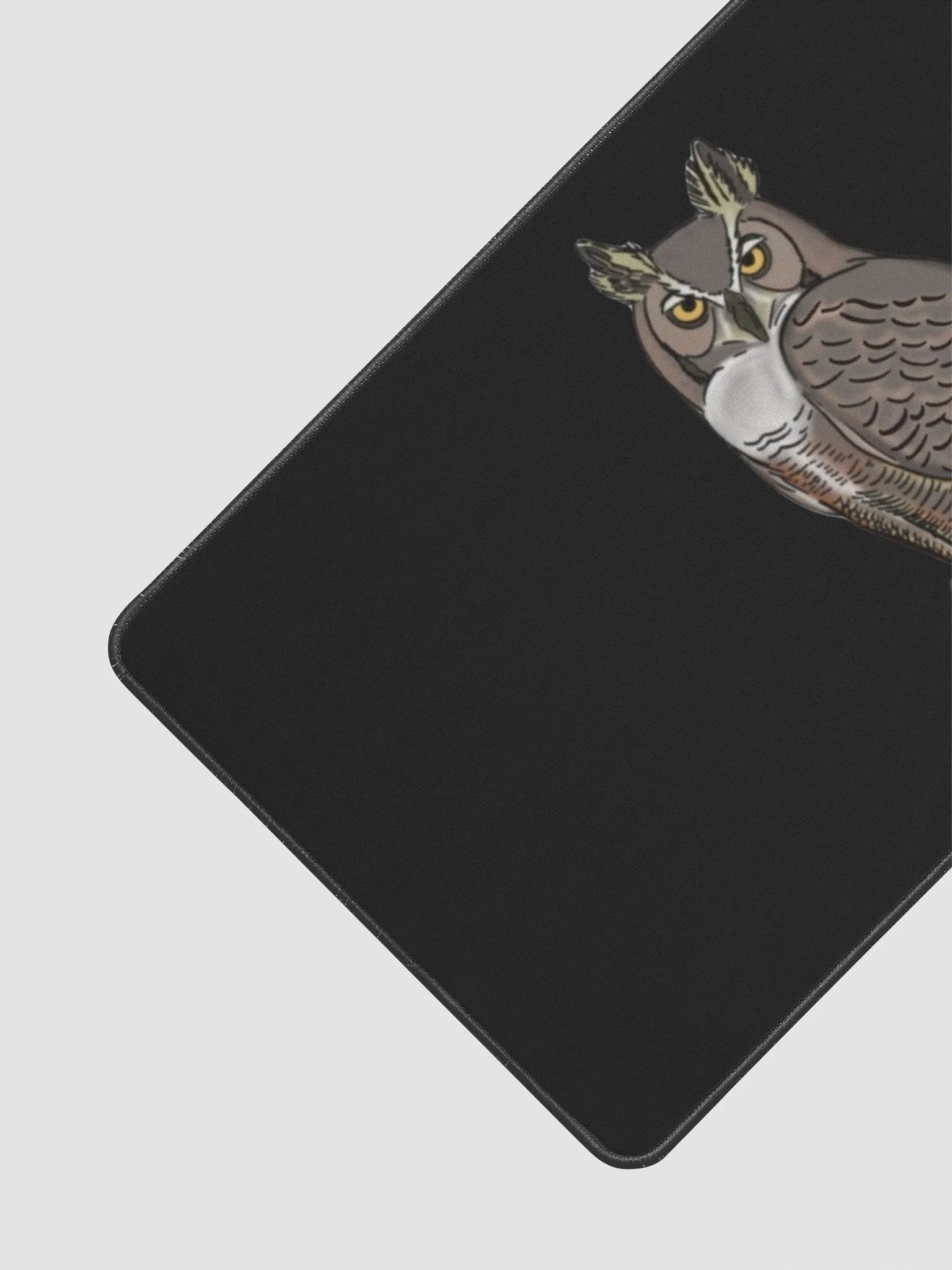 Owl Logo Desk Mat (Black) product image (3)
