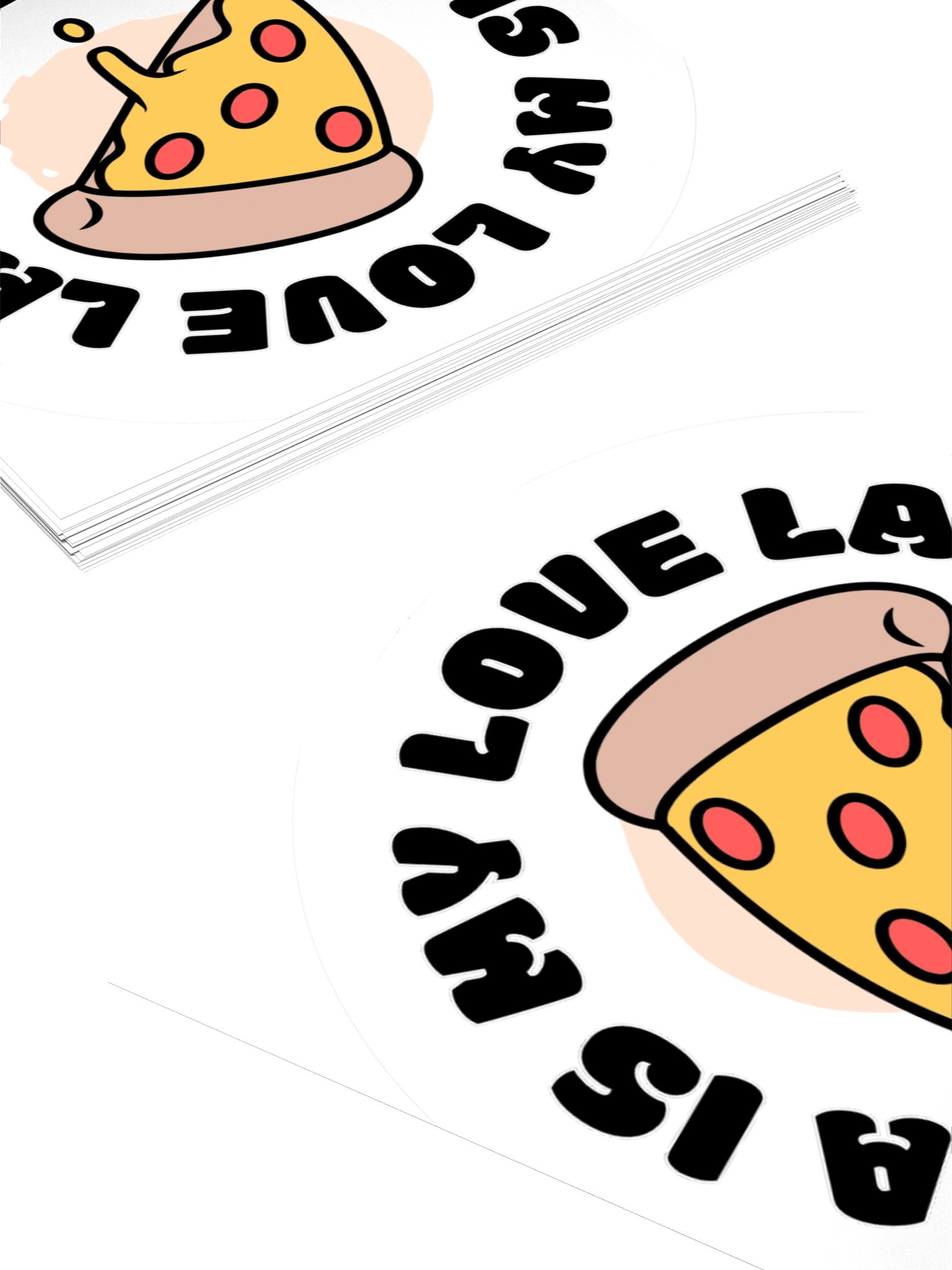 A Unique Sticker for Pizza Lovers: My Love Language product image (4)