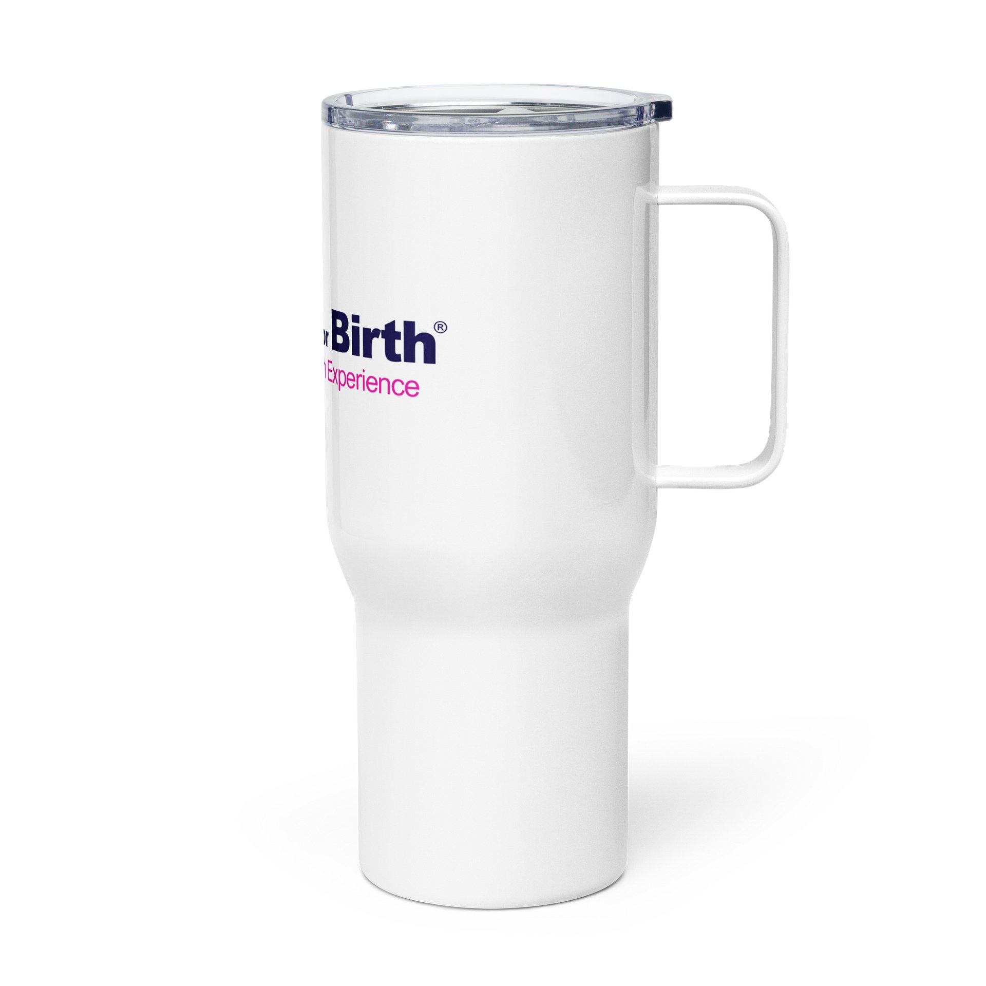 Train for Birth® 40oz White Tumbler product image (3)
