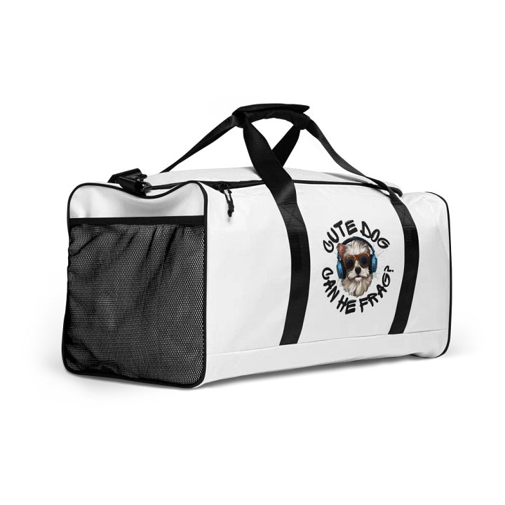 Cool Dog All-Over Print Duffle Bag product image (2)