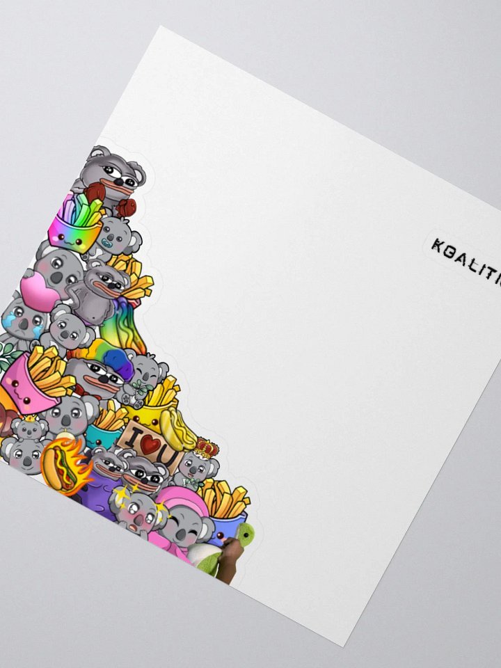 Emote Kiss Cut Stickers product image (2)