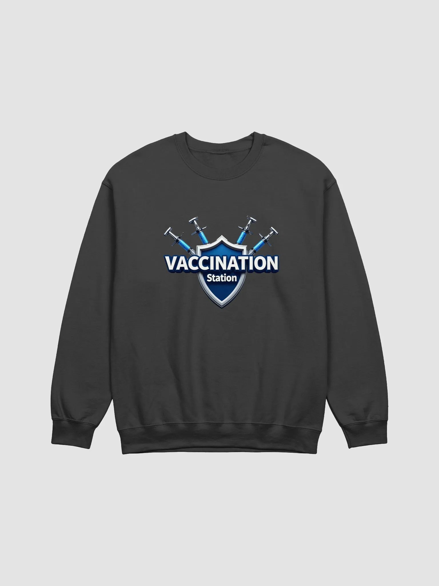 Guardian Shield Vaccination Station Crewneck Sweatshirt product image (7)