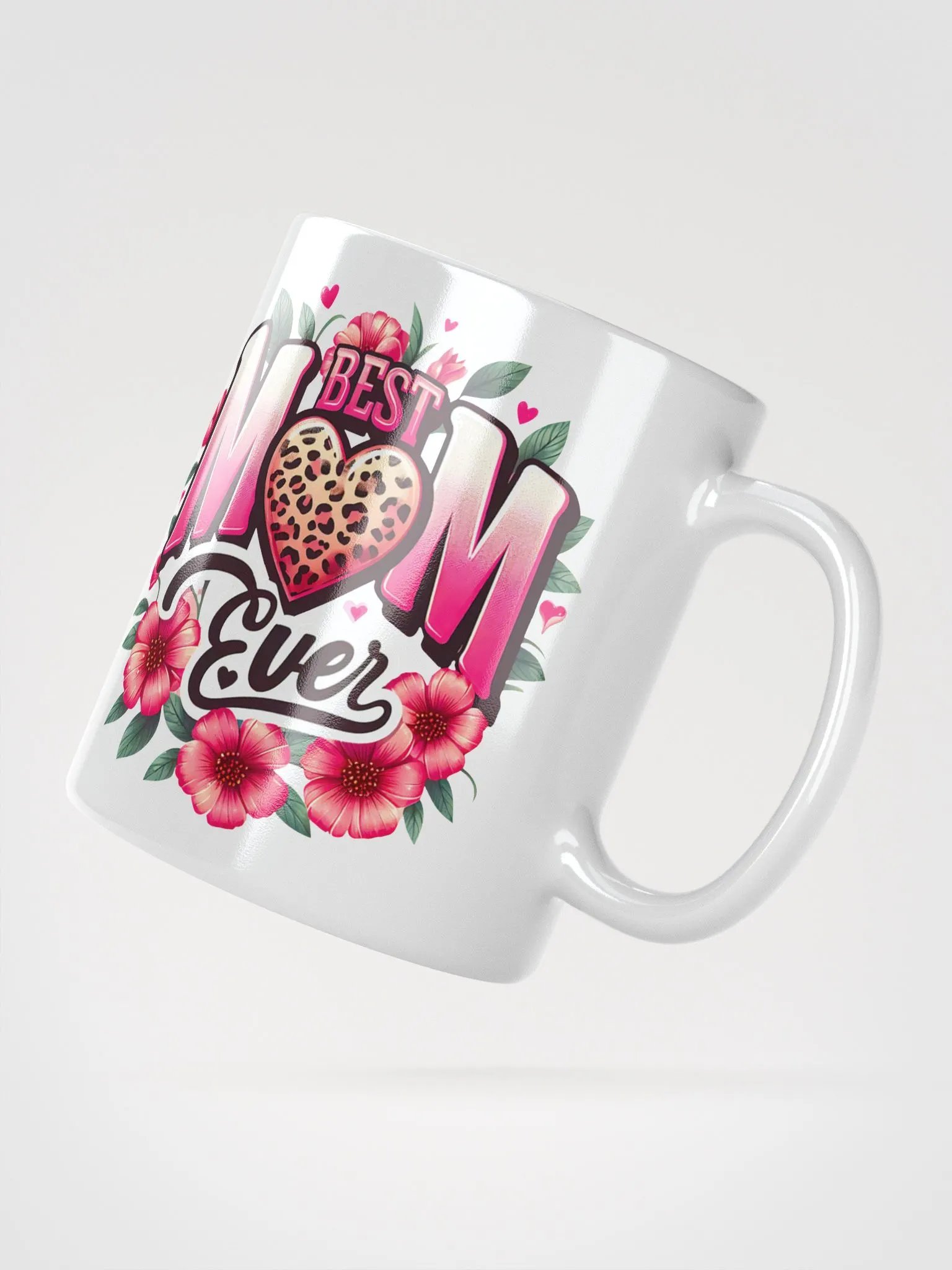 Leopard Heart Best Mom Ever Mug product image (3)