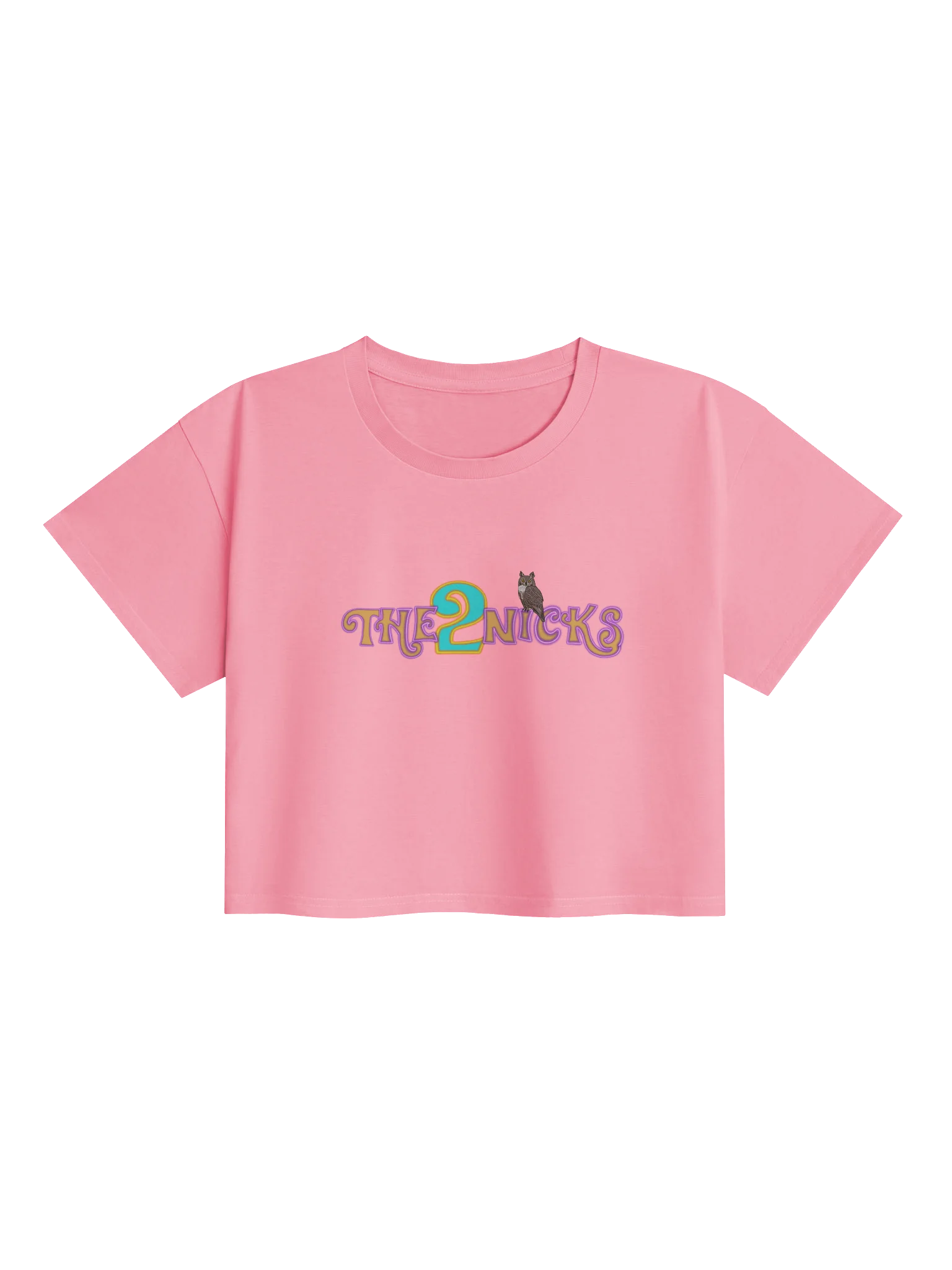 The2Nicks Crop Top Tee - Black product image (2)