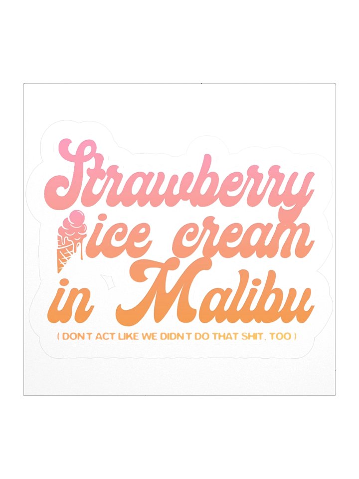 Strawberry Ice Cream - Sticker product image (2)