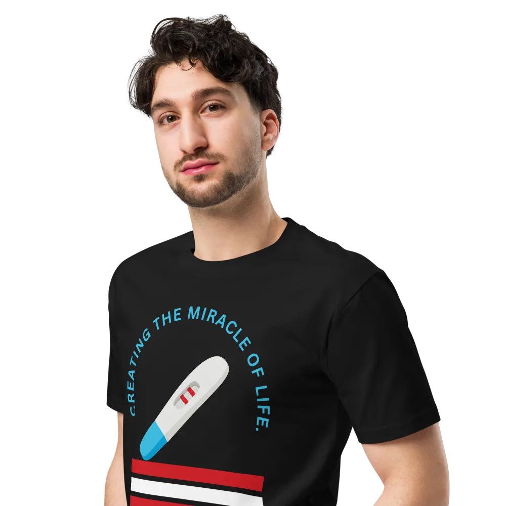 Miracle of Life Pregnancy Test Unisex Tee product image (5)